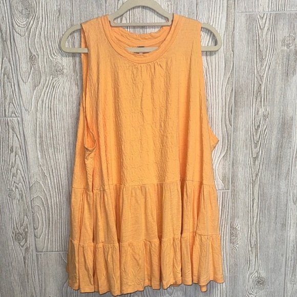 Free People Tops - Free People Tangerine Orange Tank Top
